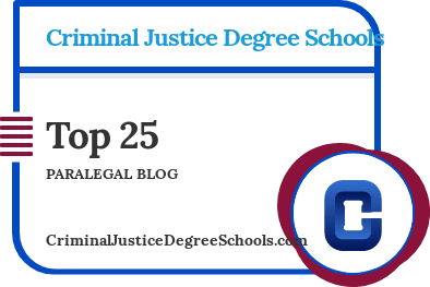 Top 25 Paralegal Blog Badge